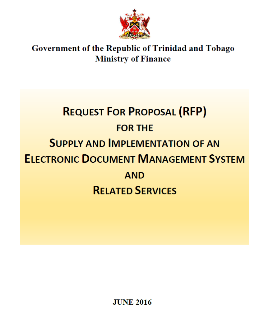 Request For Proposal Rfp For The Supply And Implementation Of An